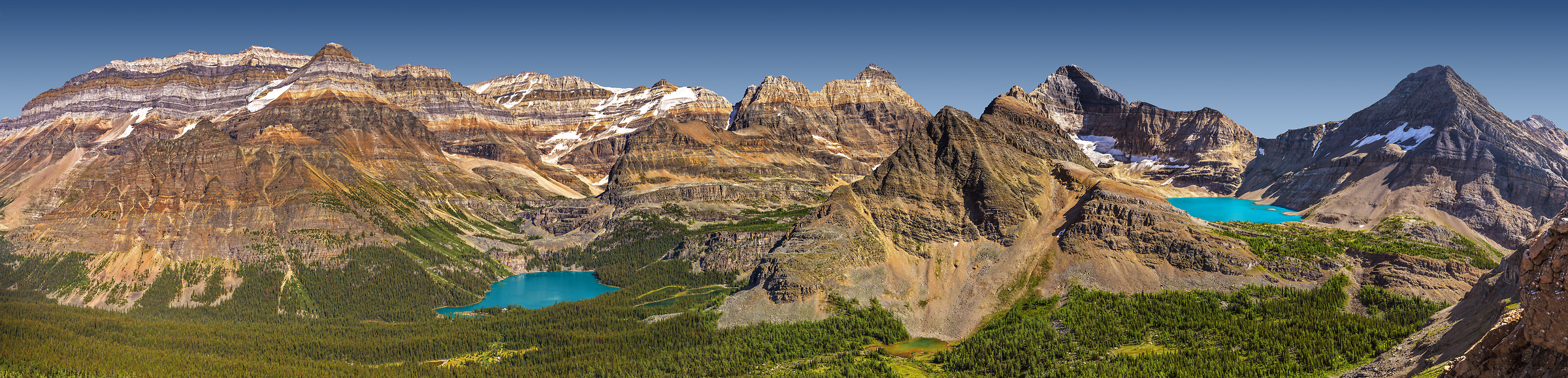 426 megapixels! A very high resolution, large-format VAST photo print of mountains and lakes; fine art landscape photo created by Chris Collacott in Yoho National Park, British Columbia, Canada.