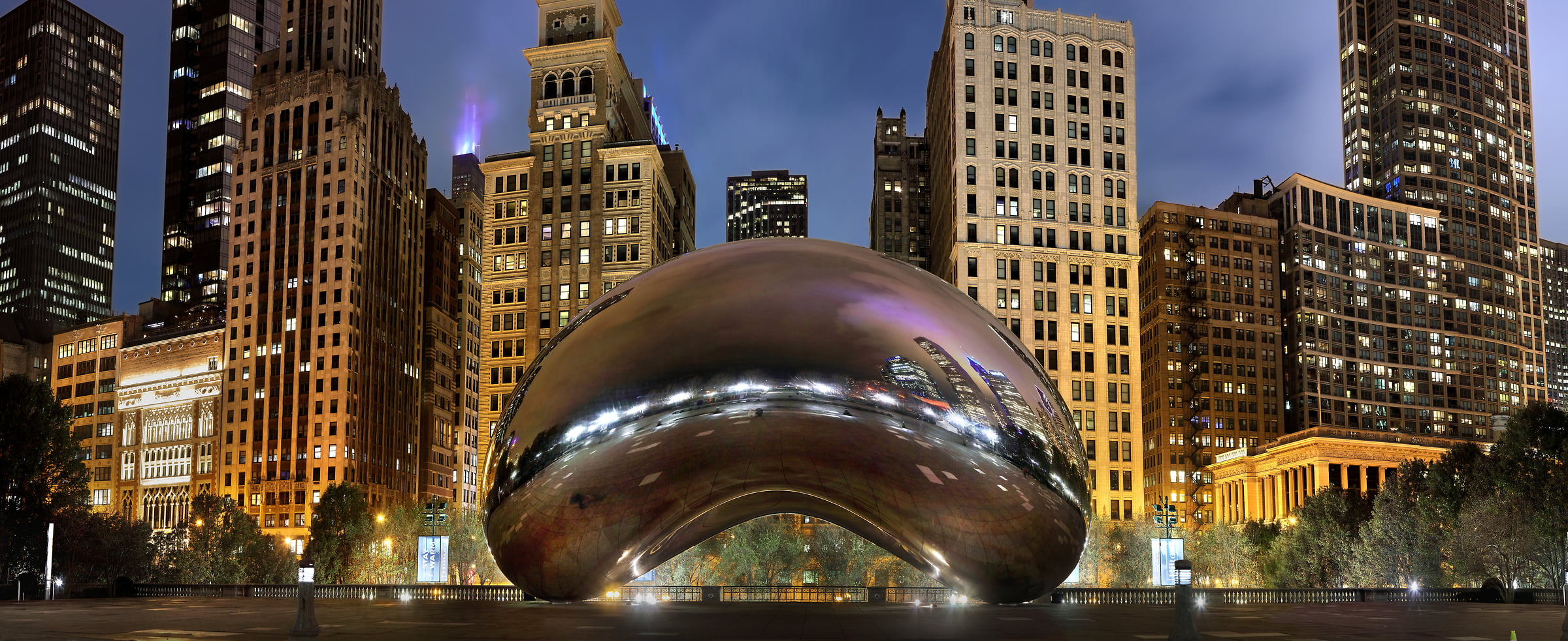 304 megapixels! A very high resolution, large-format VAST photo print of the Chicago Bean sculpture; photograph created by Phil Crawshay in Chicago, Illinois.