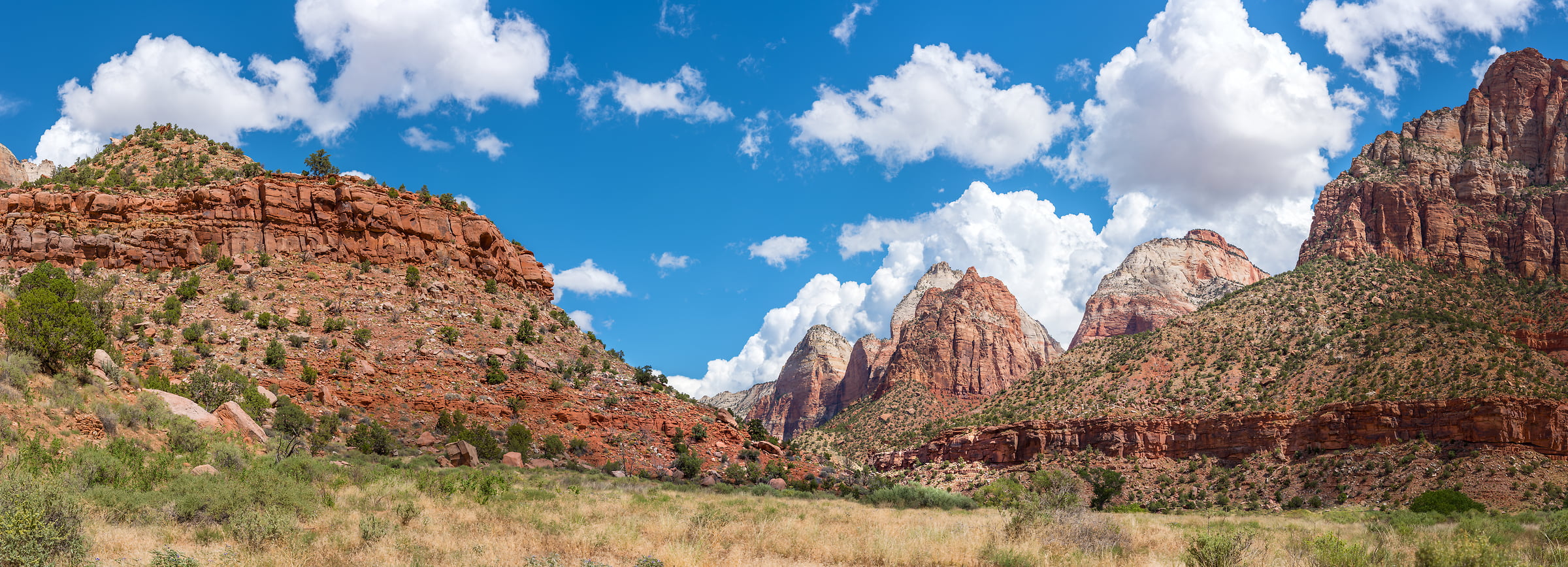 334 megapixels! A very high resolution, large-format VAST photo print from the Zion Human History Museum; landscape photograph created by Jim Tarpo in Human History Museum, Zion National Park, Utah.