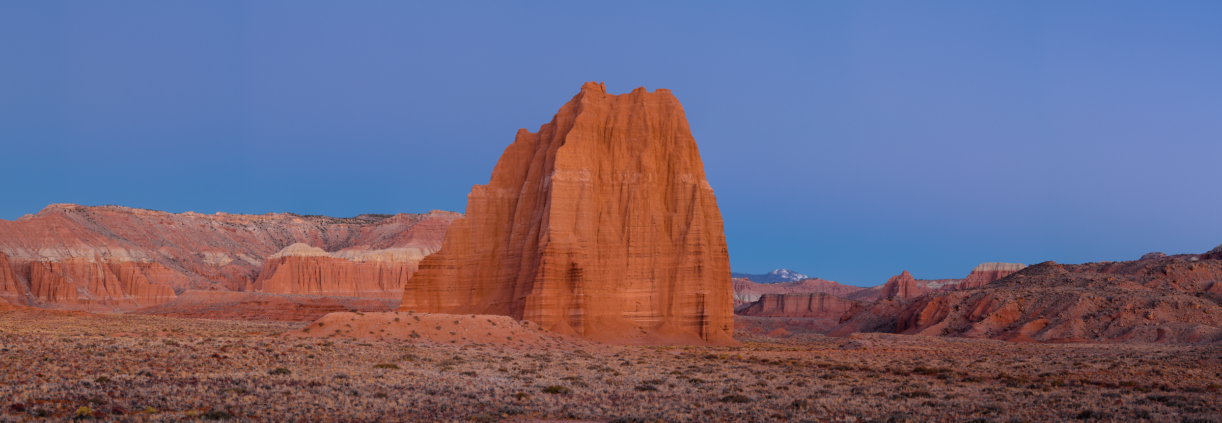 380 megapixels! A very high resolution, large-format VAST photo print of Temple of the Sun in Capitol Reef National Park; landscape photograph created by Greg Probst in Capitol Reef National Park, Utah.