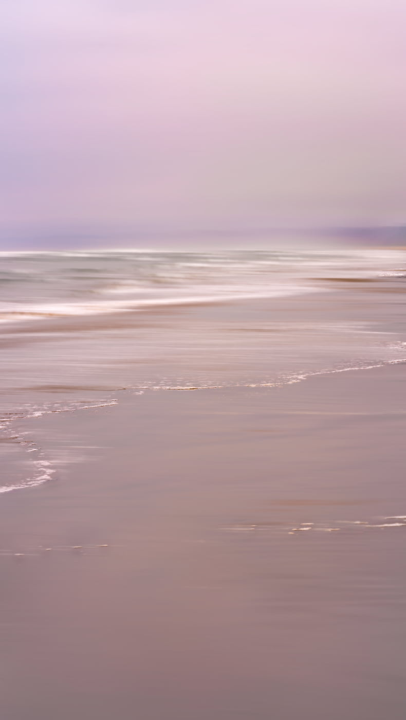 188 megapixels! A very high resolution, large-format abstract art print of a beach at sunset; photograph created by Francesco Emanuele Carucci.