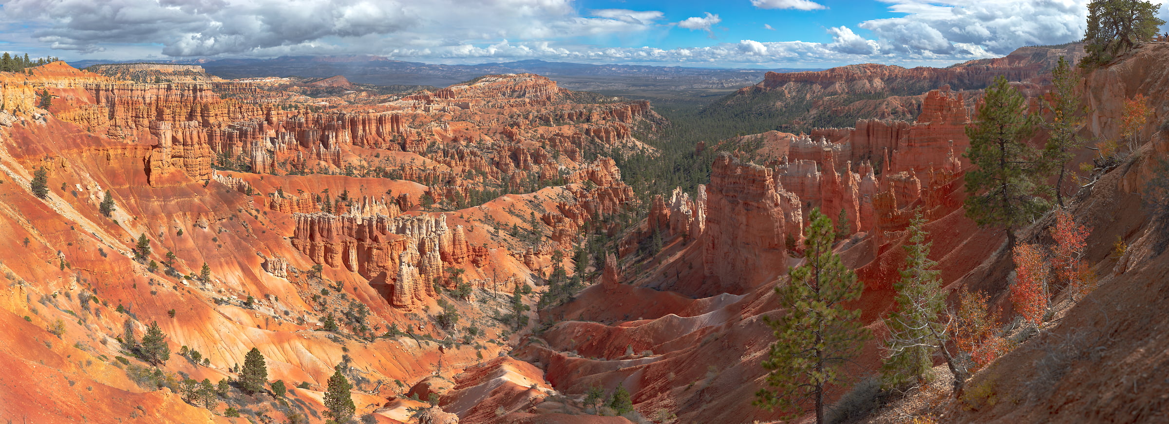 5,279 megapixels! A very high resolution, large-format VAST photo print of a great American landscape; photograph created by John Freeman at Sunset Point in Bryce Canyon National Park, New Mexico.