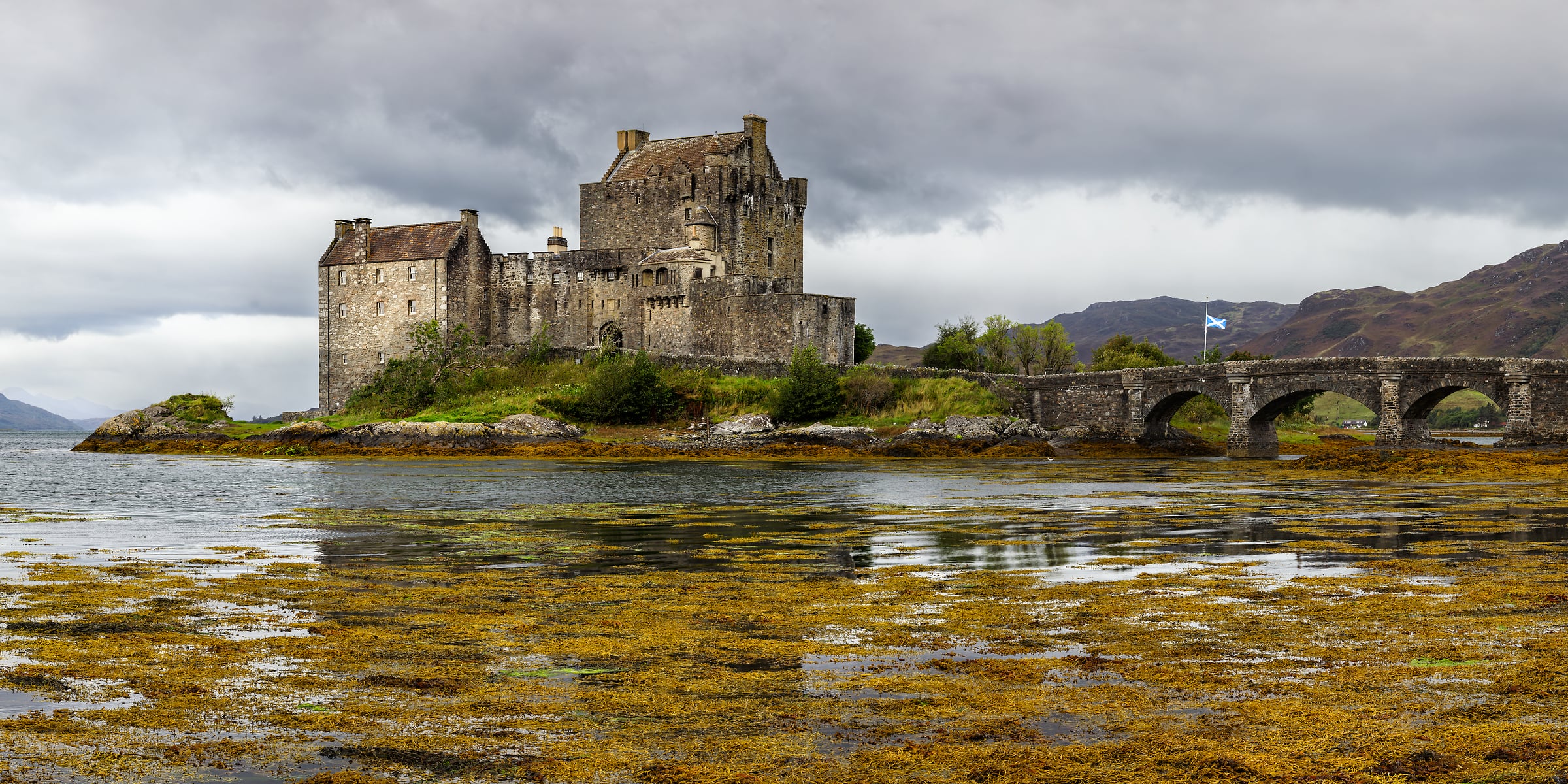 686 megapixels! A very high resolution, large-format VAST photo print of a Castle in Scotland; photograph created by Scott Dimond at Eilean Donan Castle, Dornie, Kyle of Lochalsh, United Kingdon.
