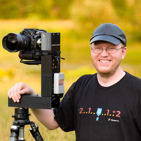 Portrait photo of Aaron Priest, a VAST photographer artist creating very high resolution fine art panorama photos of landscapes in Maine and New England