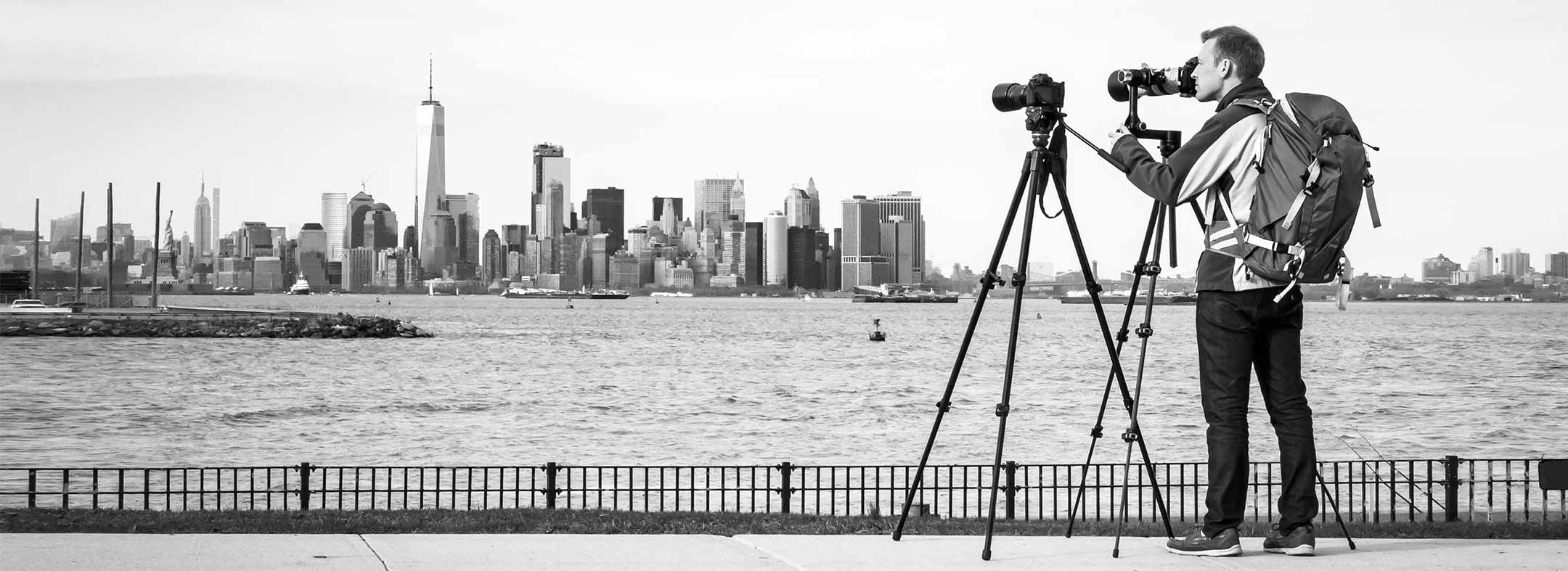 Portrait photo of Dan Piech, a VAST photographer artist creating very high resolution fine art photos of cityscapes and landscapes in New York City