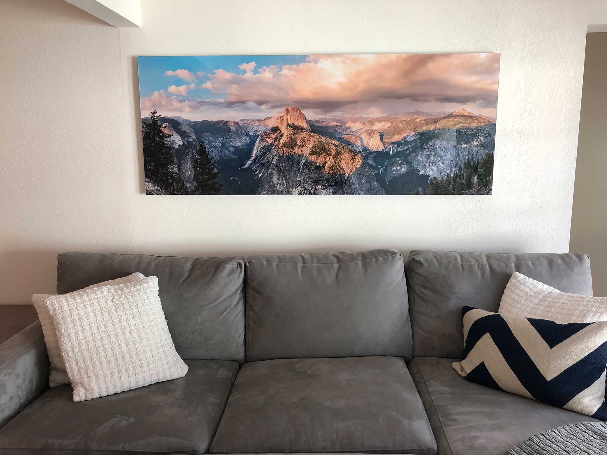 Stormy Yosemite Sunset", a VAST photo by Justin Katz hanging in a living room