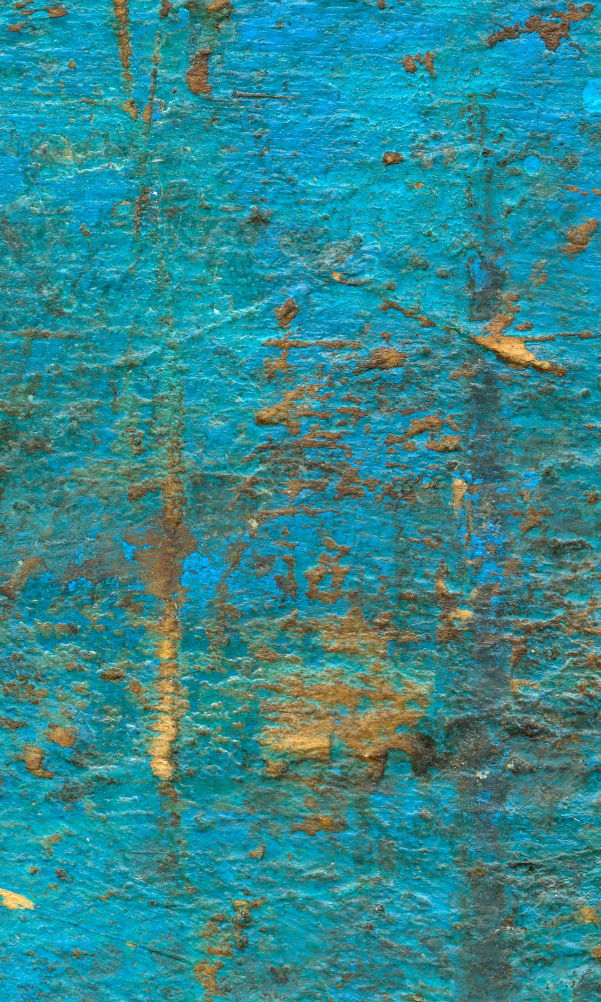 distressed blue painted wood