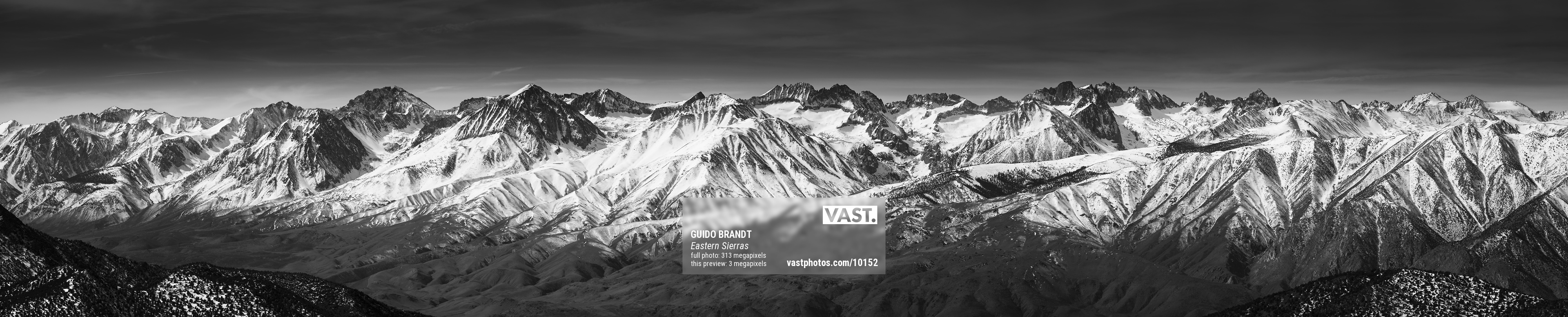 Black & White Mountain Landscape Fine Art Photos - VAST