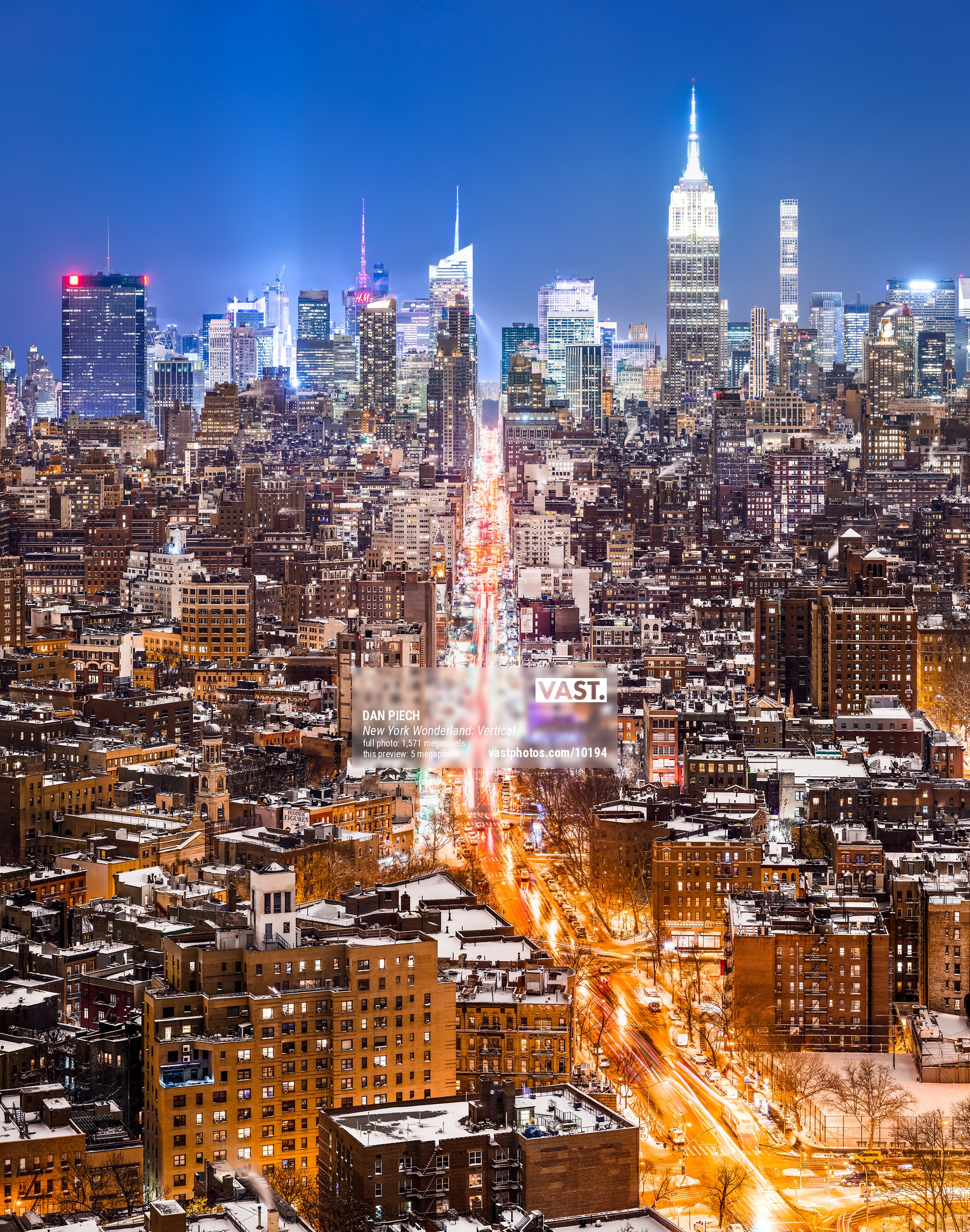 New York City Winter Skyline New York City Winter Skyline