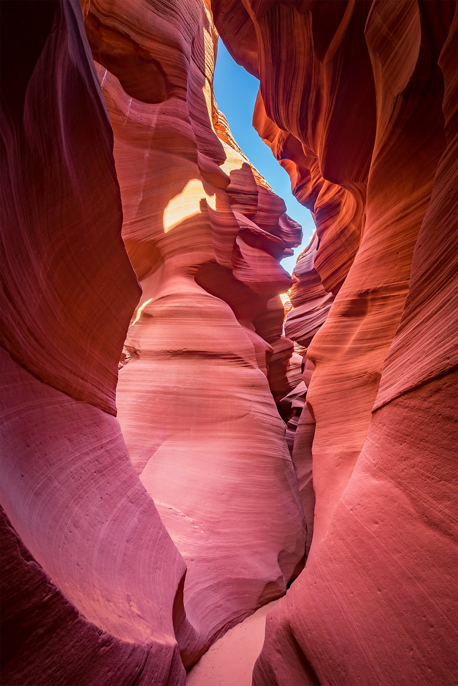 137 megapixels! A very high resolution, large-format VAST photo print of Antelope Canyon; abstract nature photo created by Justin Katz in Arizona.