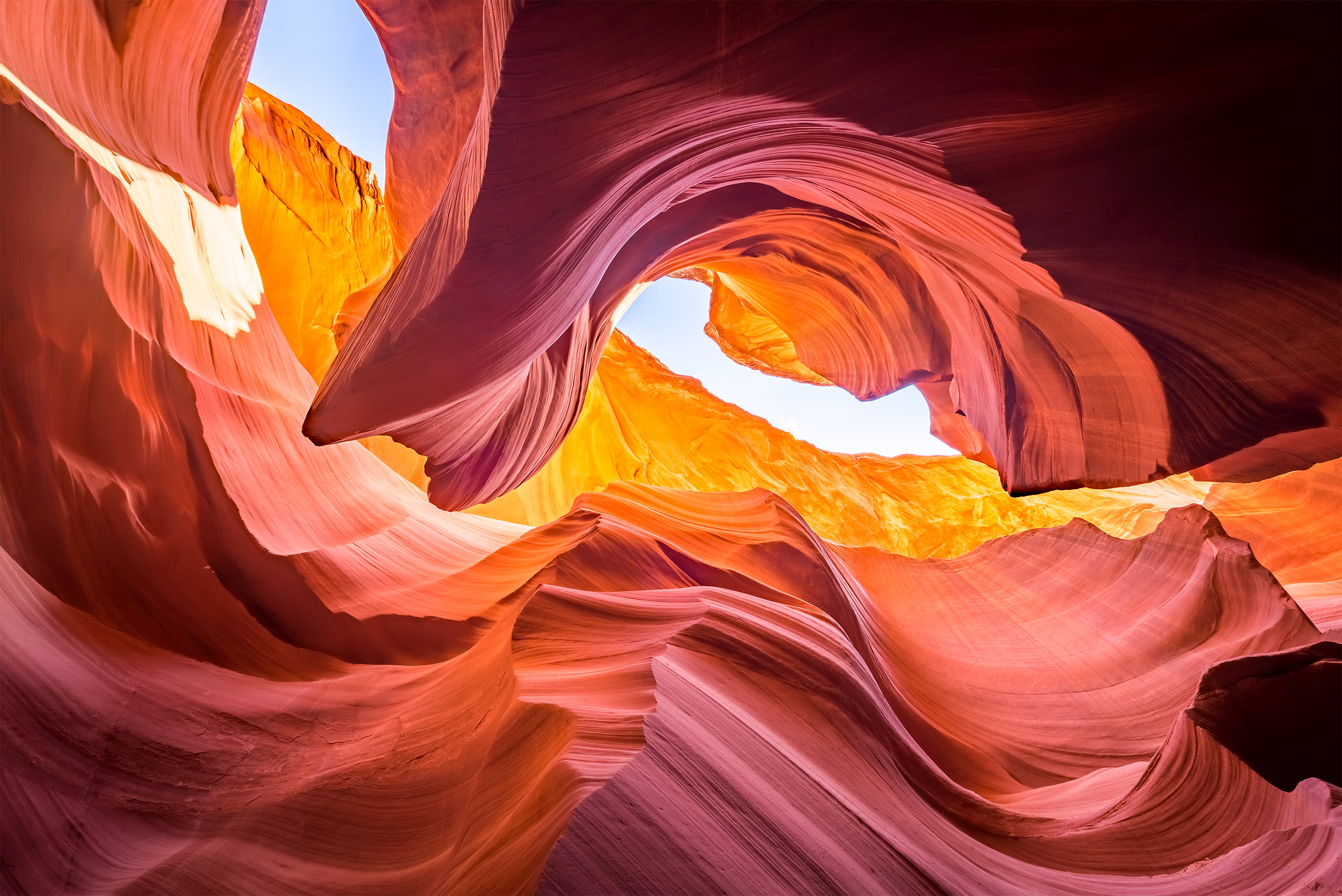 165 megapixels! A big Antelope Canyon photo print; fine art nature photo created by Justin Katz in Arizona