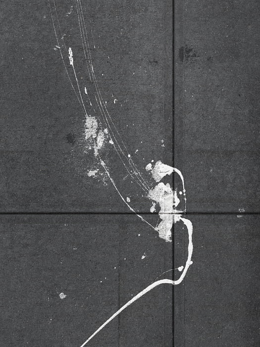 A very high resolution, large-format VAST photo print of a sidewalk; fine art photo created by Dan Piech as part of the Concrete Canvas series in New York City.