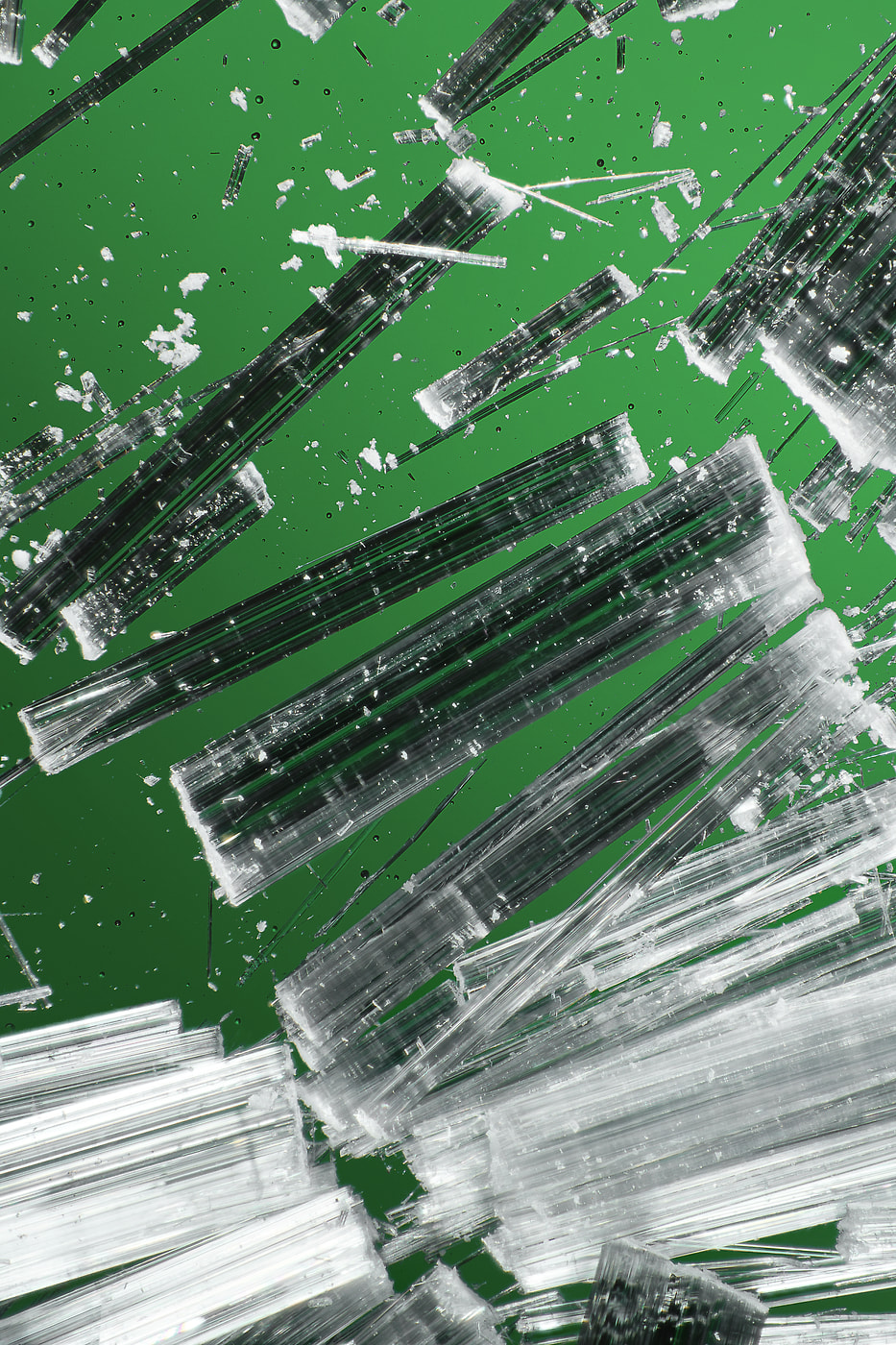 42 megapixels! A very high resolution photo of selenite; VAST photo created by Steph Mantis & Dan Piech