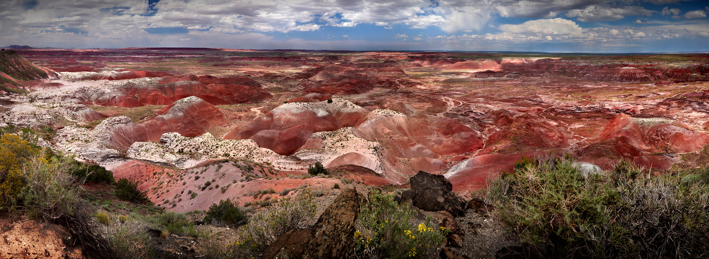 329 megapixels! A very high resolution american landscape photograph; VAST photo created by Phil Crawshay in Petrified Forest National Park, Arizona.