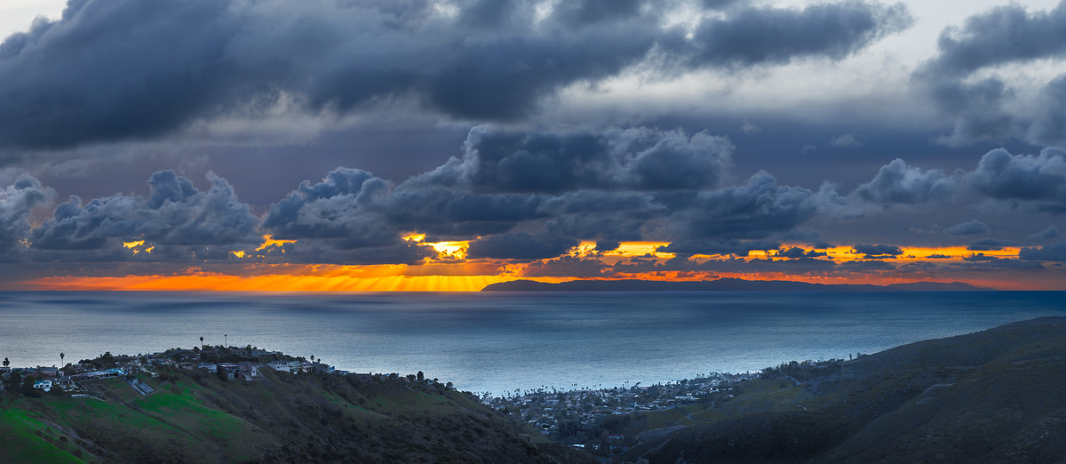 Pacific Sunset, Landscape Photography, Metal outlet Print, Large Prints, Humboldt County CA, Northern CA, DJerniganPhoto