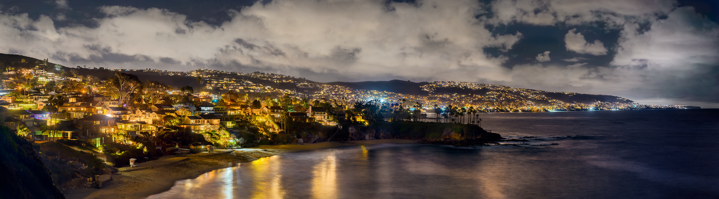 836 megapixels! A very high resolution, large-format VAST photo print of Laguna Beach in California; photograph created by Jim Tarpo.