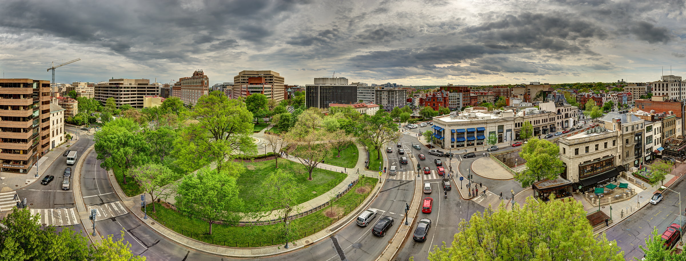 855 megapixels! A very high resolution, large-format VAST photo print of Dupont Circle in Washington DC; cityscape photograph created by Tim Lo Monaco in Dupont Circle, Northwest Washington, D.C.