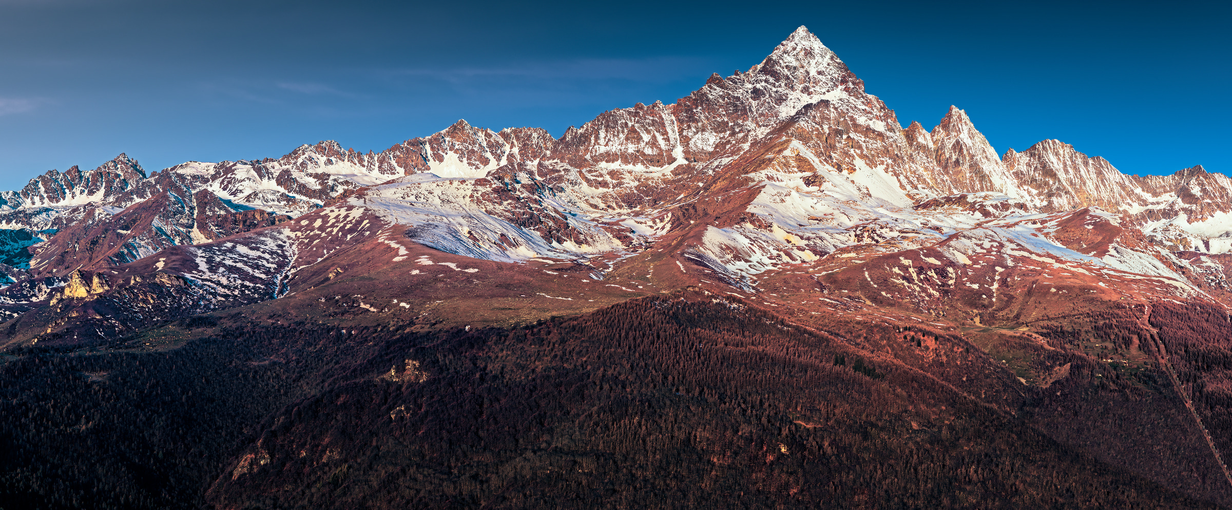 1,698 megapixels! A very high resolution, large-format VAST photo print of Monviso in the Alps; landscape photograph created by Duilio Fiorille in Monviso, Ostana, Piedmont, Italy