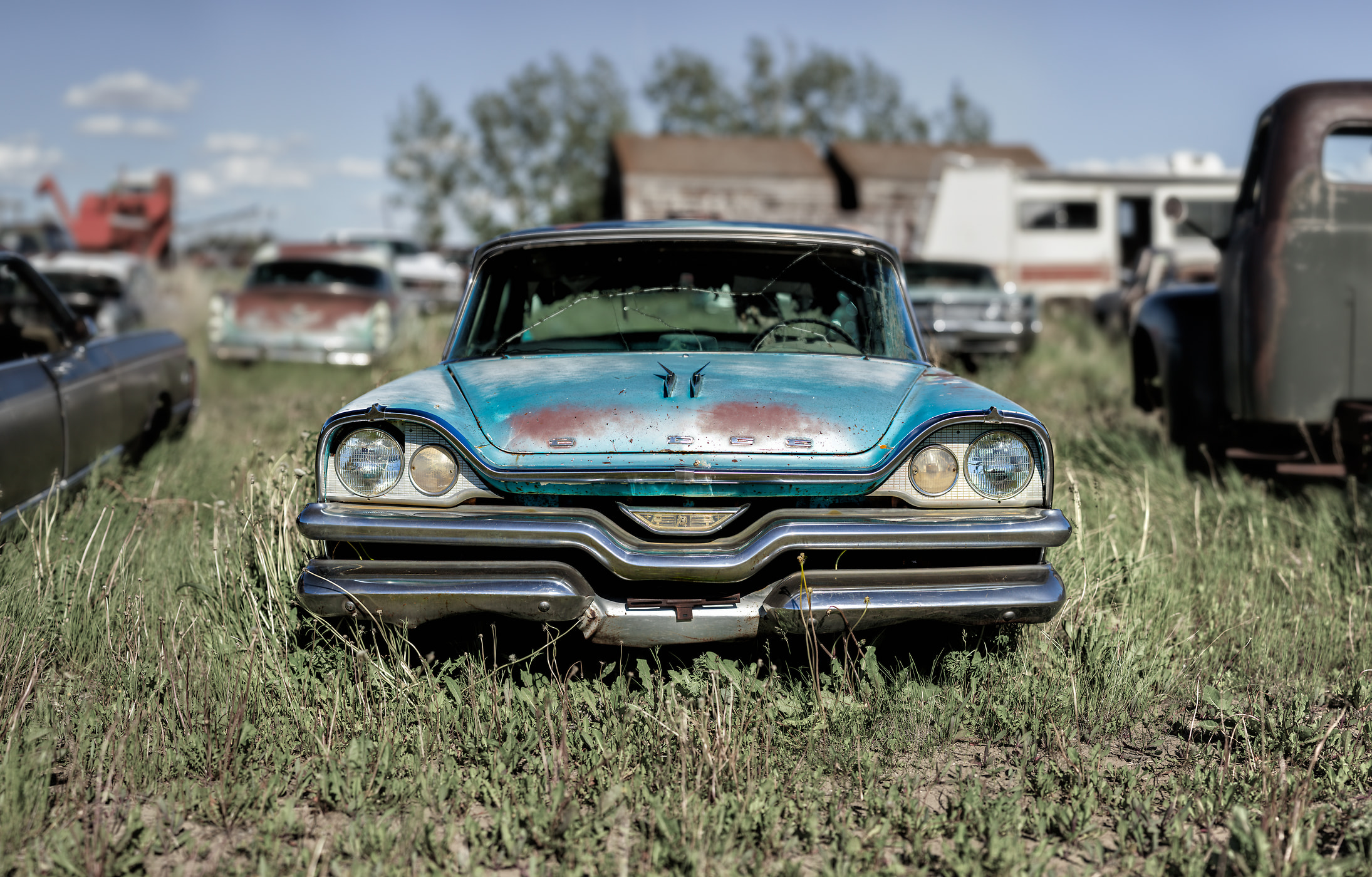 1,282 megapixels! A very high resolution, large-format VAST photo print of an old car; photograph created by Scott Dimond.
