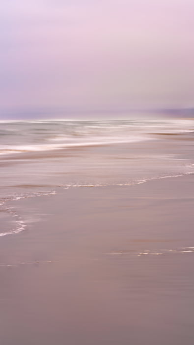 188 megapixels! A very high resolution, large-format abstract art print of a beach at sunset; photograph created by Francesco Emanuele Carucci.