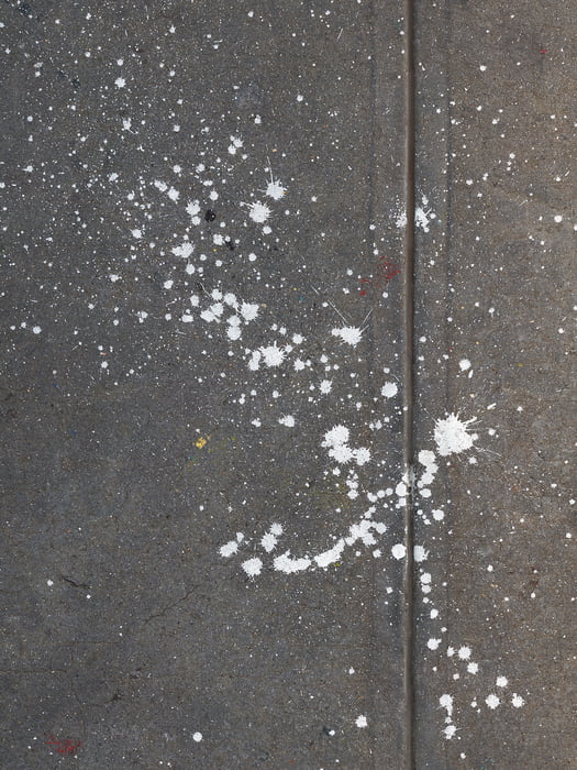 731 megapixels! A very high resolution, large-format VAST photo print of Houston Street in New York; photograph created by Dan Piech in Manhattan, New York City.