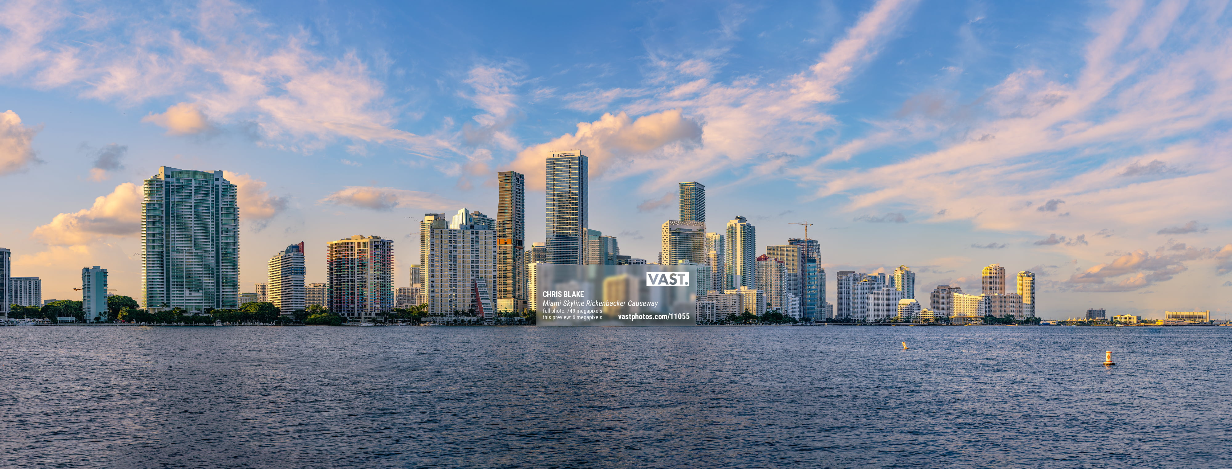 High resolution Miami skyline photo - VAST