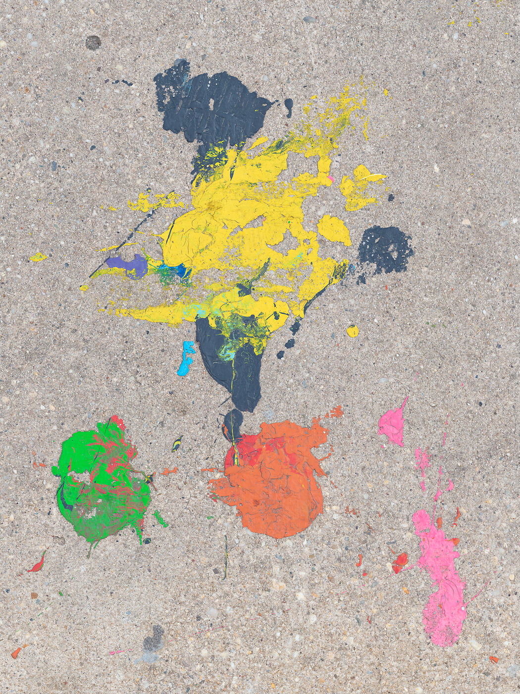 787 megapixels! A very high resolution, large-format VAST photo print of a playful art scene on the New York City sidewalk; fine art photograph created by Dan Piech in Manhattan, New York City.