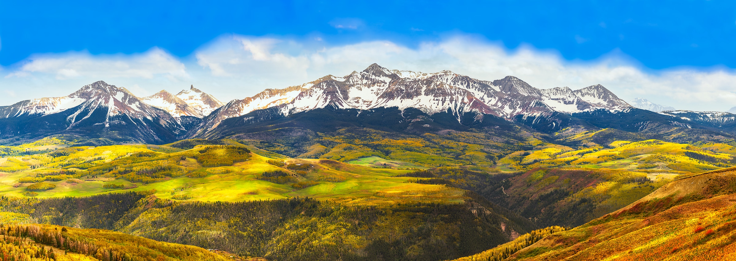 276 megapixels! A very high resolution, large-format VAST photo print of a mountain landscape; photograph created by David David in Wilson Peak, Lizard Head Wilderness, Uncompahgre National Forest, San Juan Mountains, Colorado.