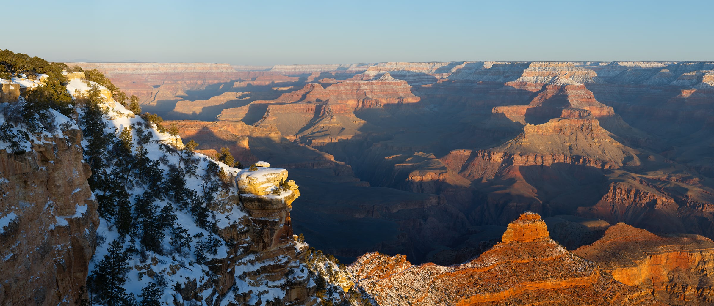 534 megapixels! A very high resolution, large-format VAST photo print of the Grand Canyon at sunrise; landscape photograph created by Greg Probst in Grand Canyon National Park, Arizona.