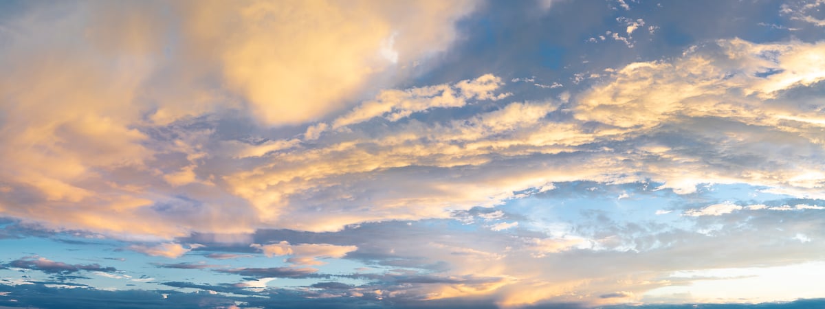Evening clouds - High resolution photos by VAST