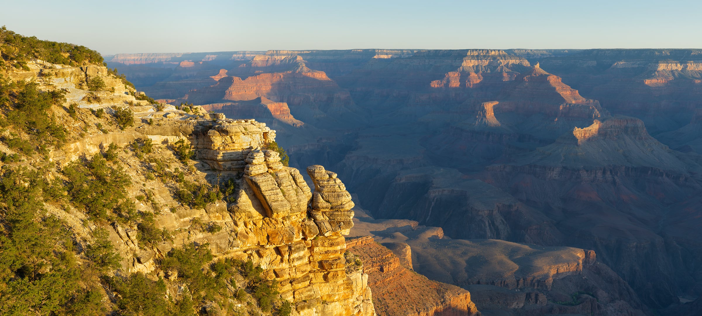 531 megapixels! A very high resolution, large-format VAST photo print of the Grand Canyon from Mather Point at sunrise; landscape photograph created by Greg Probst in Grand Canyon National Park, Arizona.