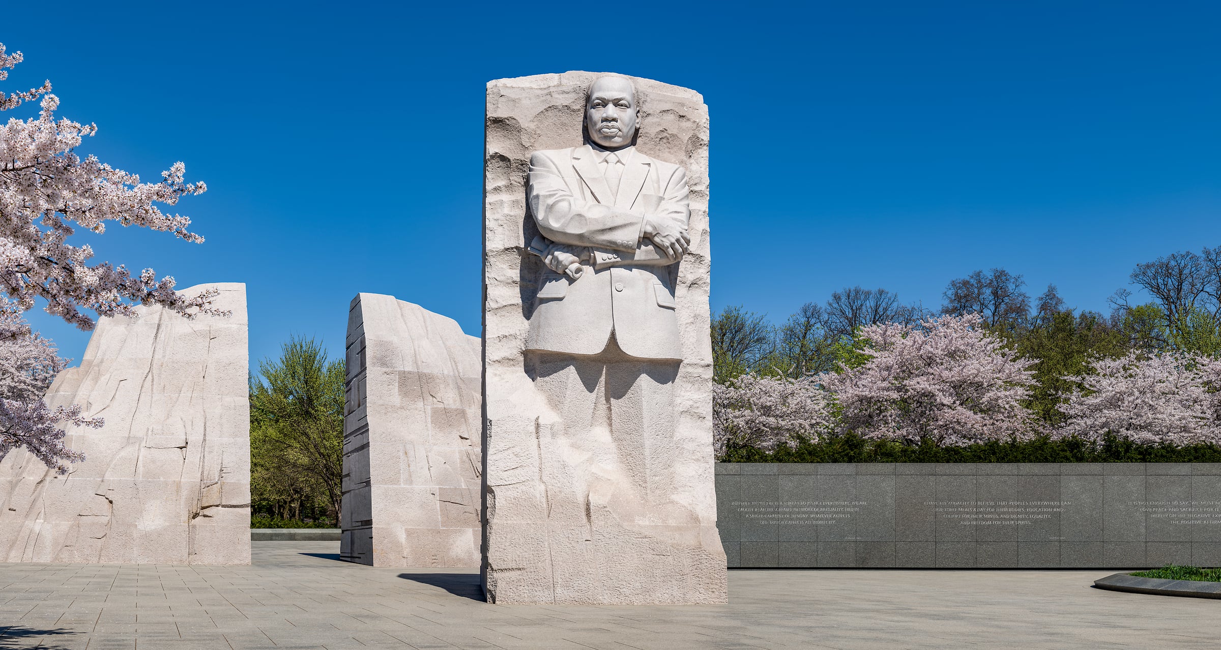 790 megapixels! A very high resolution, large-format VAST photo print of the Martin Luther King, Jr. Memorial in Washington, D.C.; photograph created by Tim Lo Monaco on the National Mall in Washington, D.C.