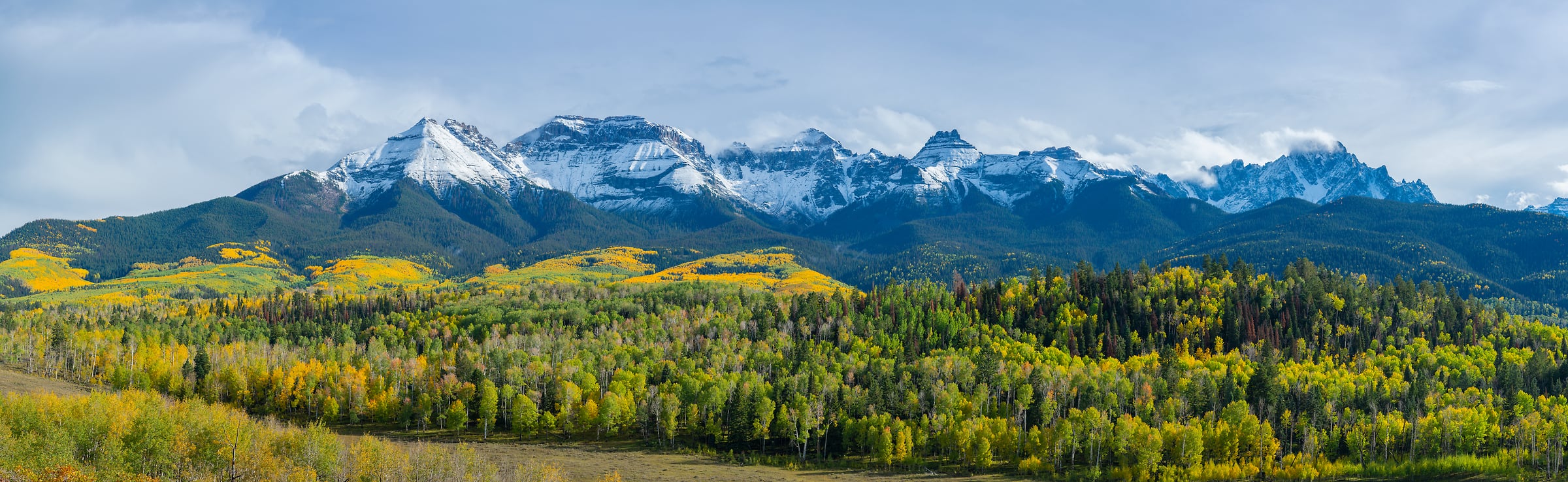 474 megapixels! A mountain landscape decor print from VAST; photograph created by Greg Probst in Uncompahgre National Forest, Colorado.