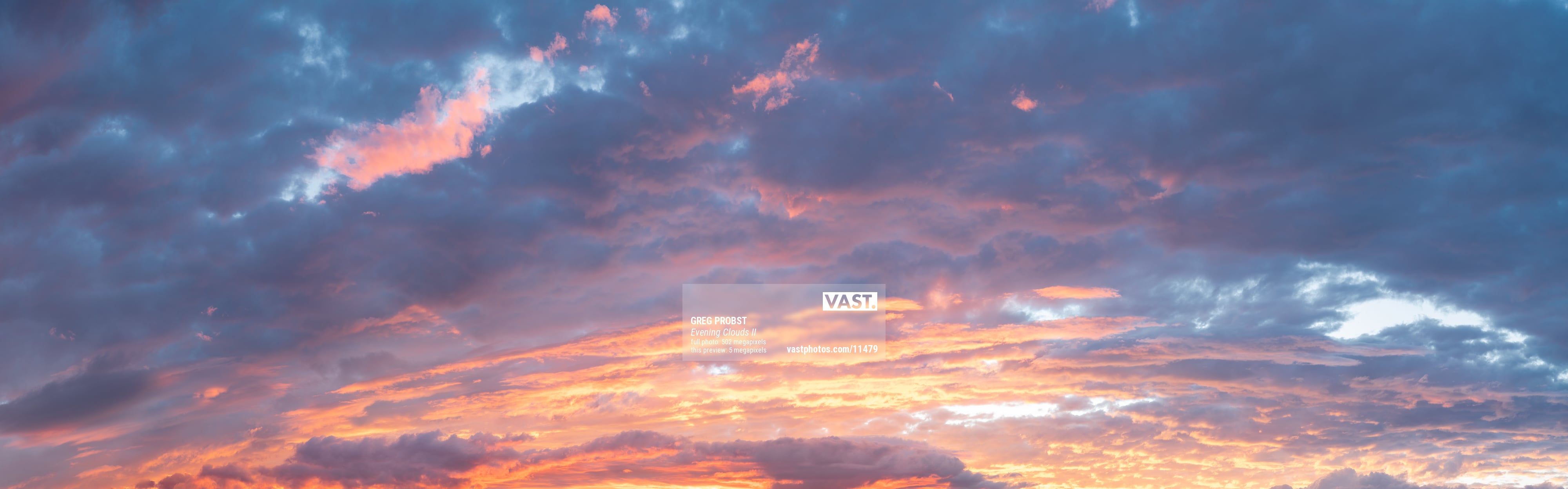 Evening sunset clouds photos - VAST