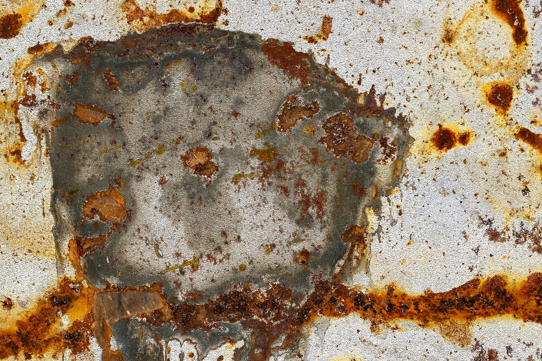 Striped Distressed Rusted Metal Sheet: HD texture photo