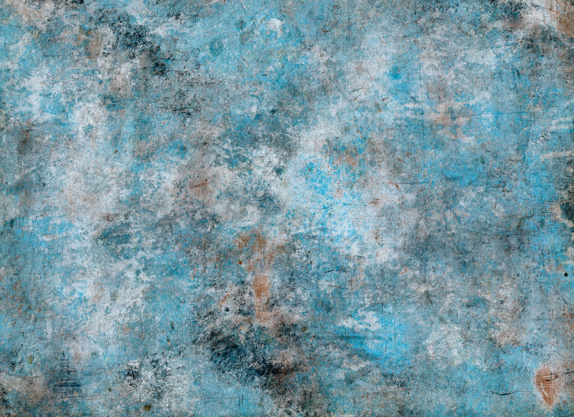 2,941 megapixels! An ultra-high-resolution texture photo file of a rich blue sponge effect; gigapixel photograph created by David Lineton.