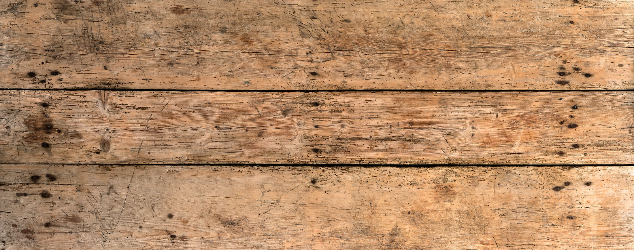 Distressed Three Wooden Planks: Ultra-high-res texture photo