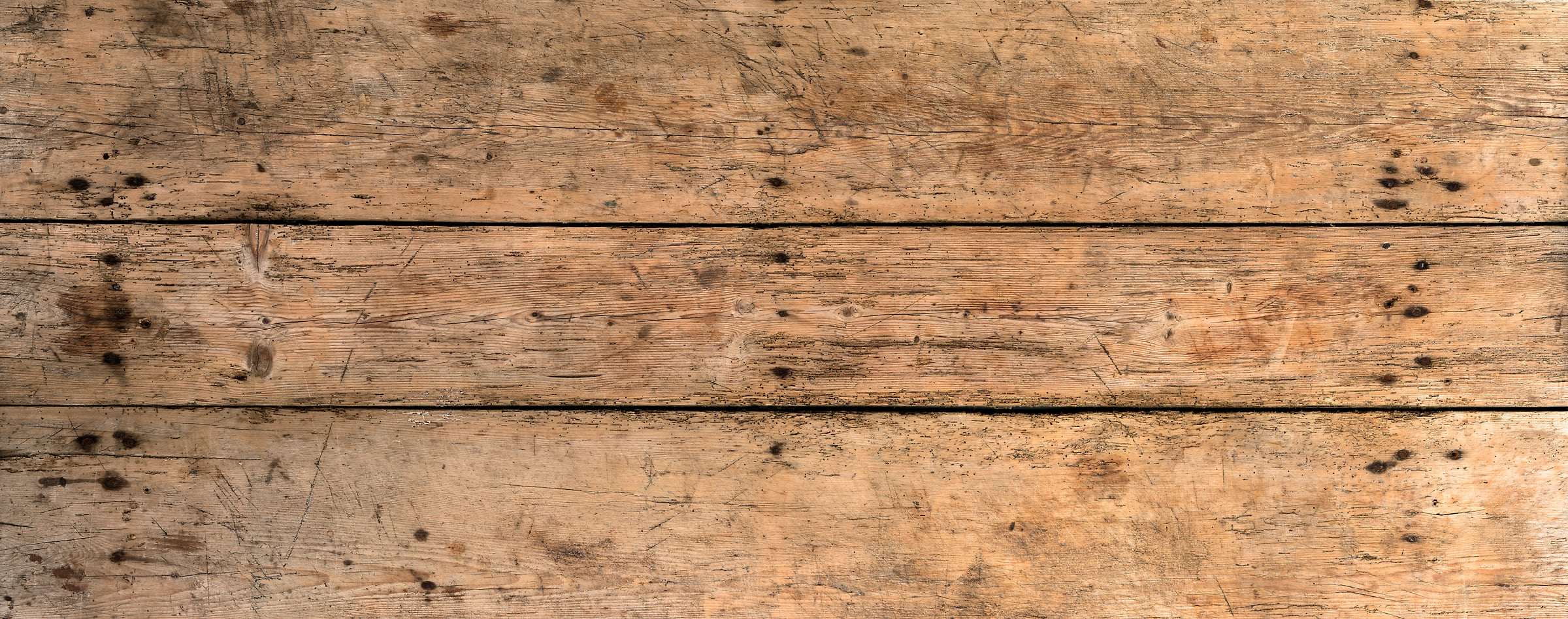 1,566 megapixels! An ultra-high-resolution texture photo file of three distressed wooden planks; gigapixel photograph created by David Lineton.
