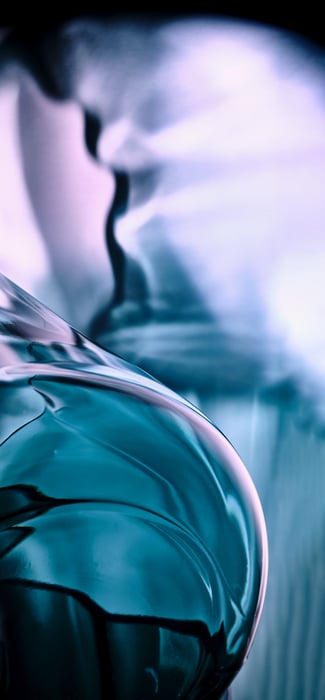 874 megapixels! A very high resolution, large-format VAST photo print of light reflecting in glass; photograph created by David Lineton.