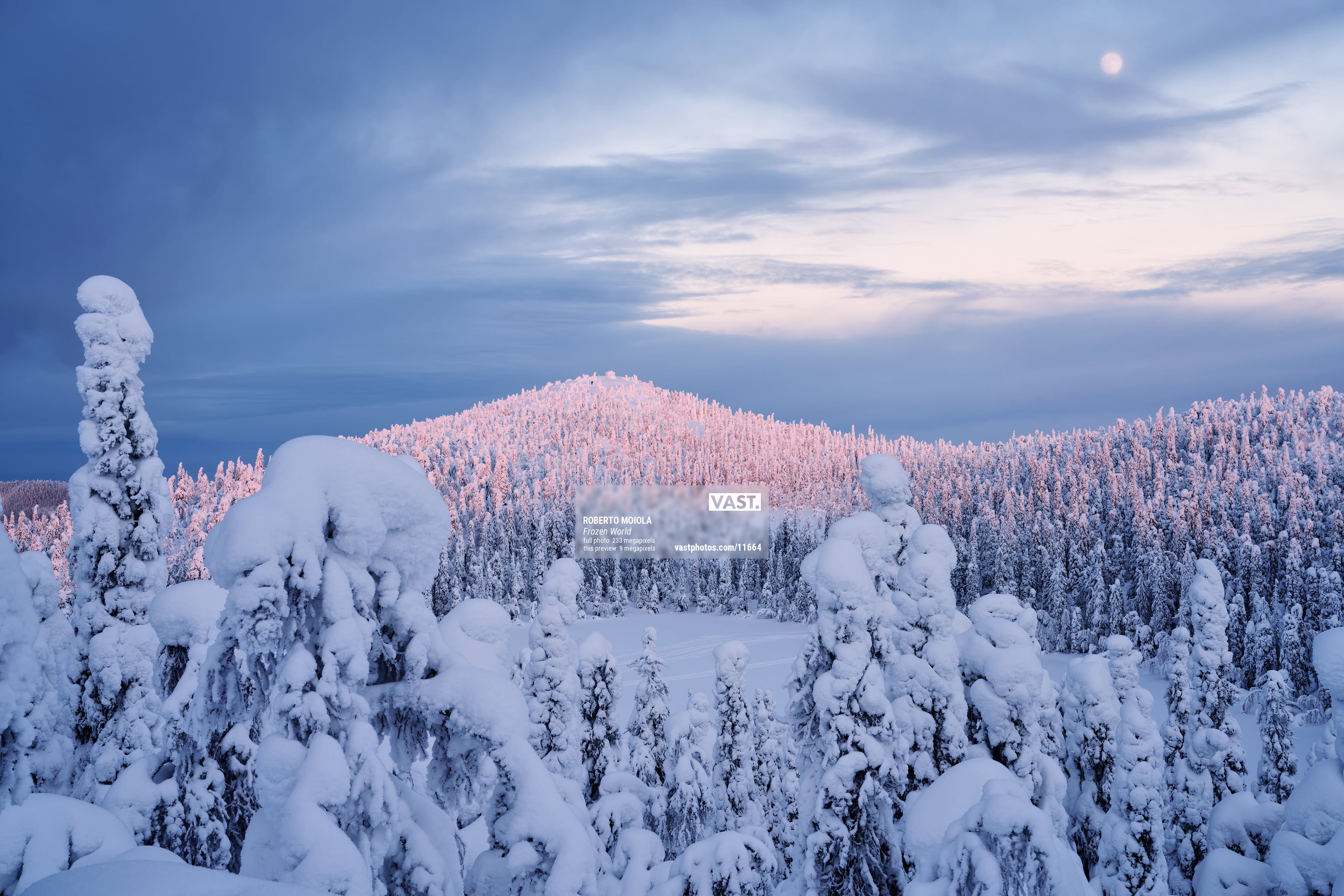 Photos of snowy hills - VAST