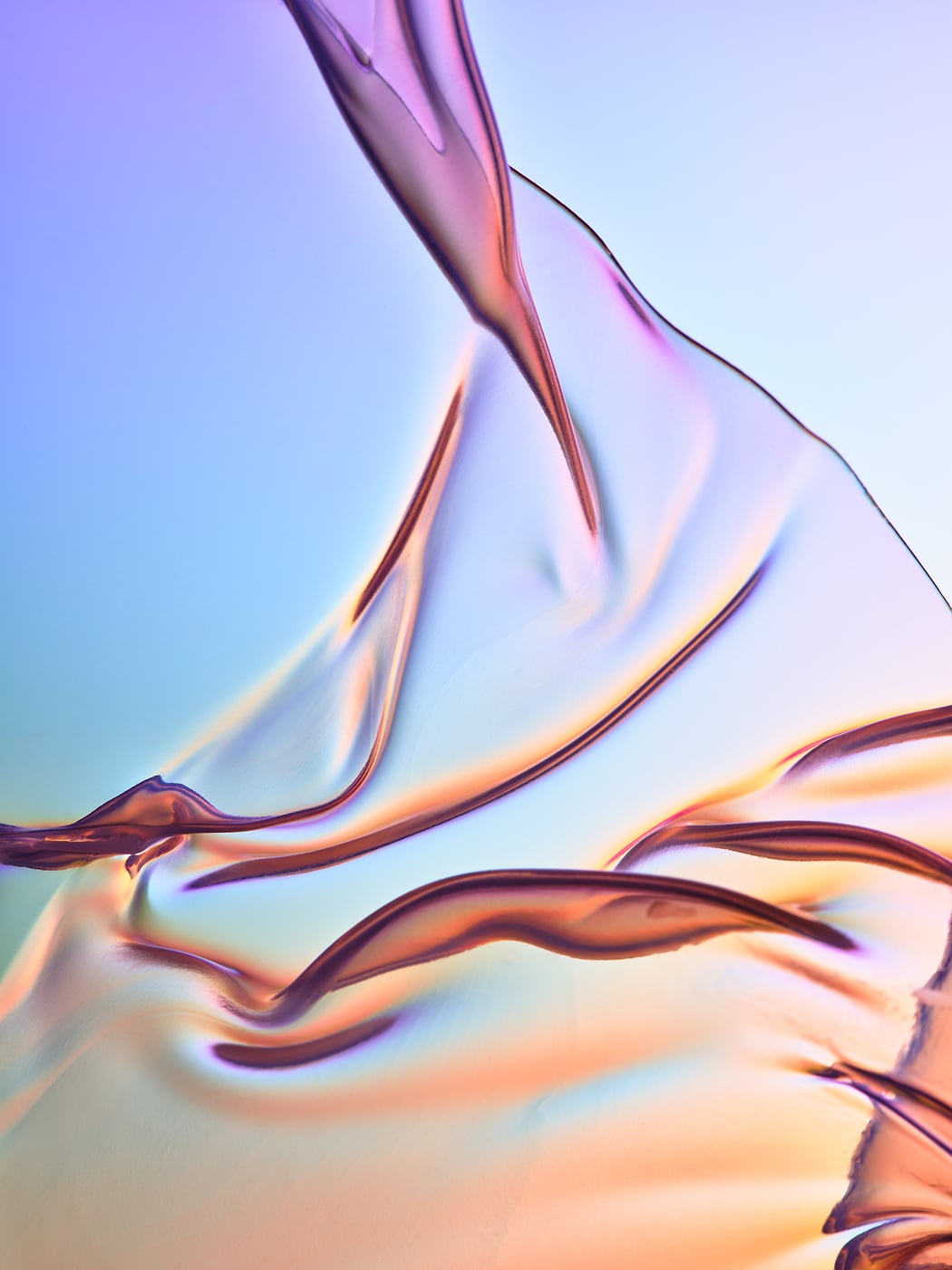 406 megapixels! A very high resolution, large-format VAST photo print of "Molten - Dusk" - an ultra-high-resolution abstract photograph created by David Lineton.