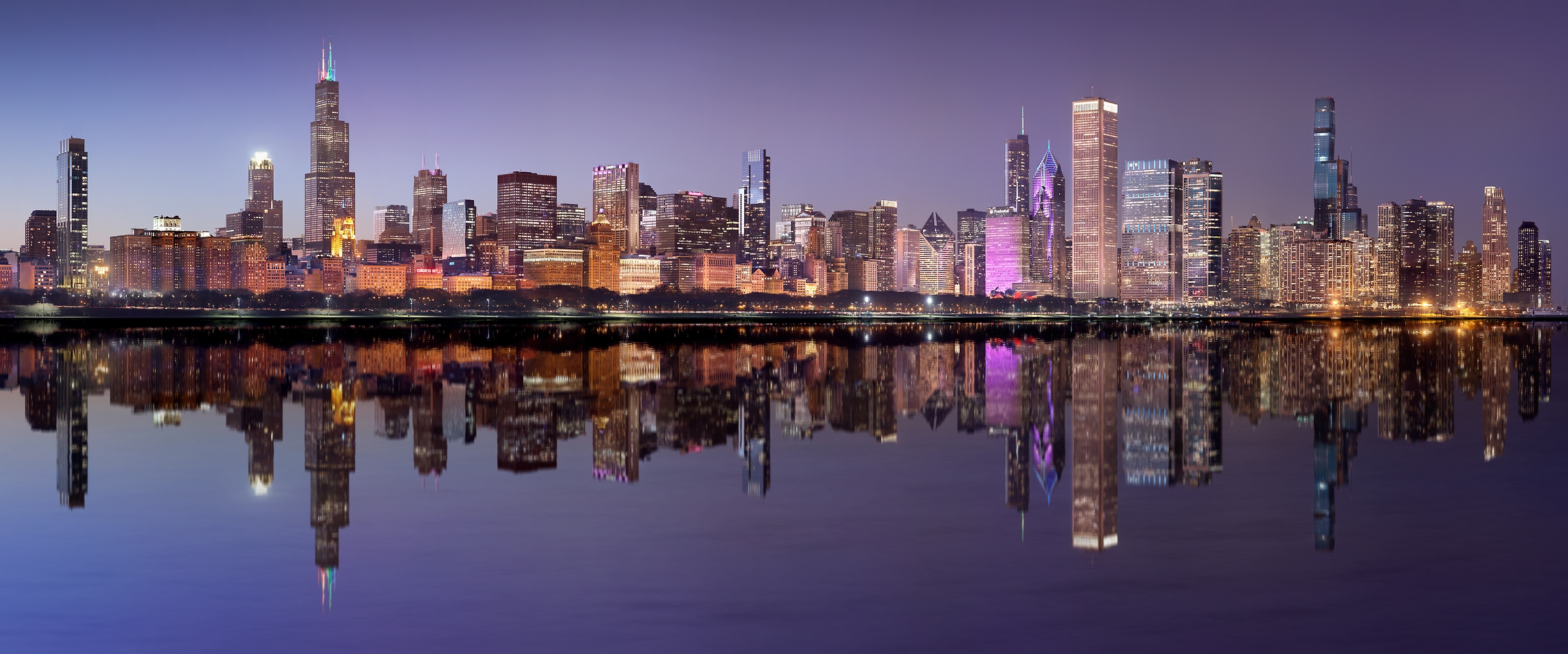 863 megapixels! A very high resolution Chicago skyline photo; created by Phil Crawshay in Chicago, Illinois.