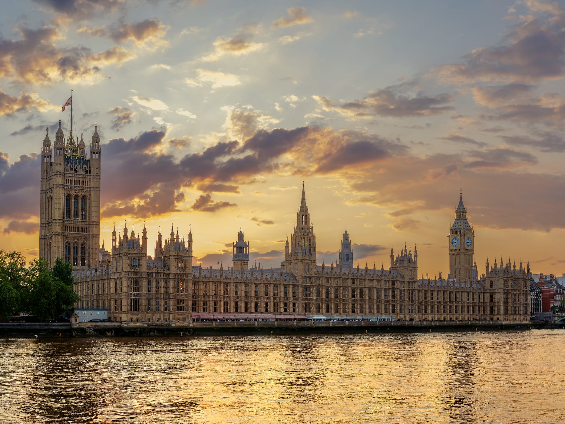 435 megapixels! A very high resolution, large-format VAST photo print of Westminster Abby at sunset; architecture photograph created by Assaf Frank in London, United Kingdom.