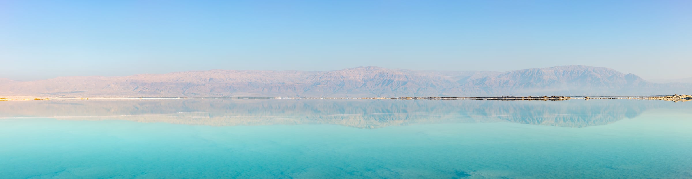 207 megapixels! A very high resolution, large-format panorama photo of the Dead Sea; photograph created by Assaf Frank in Ein Bokek, Dead Sea Region, Israel.