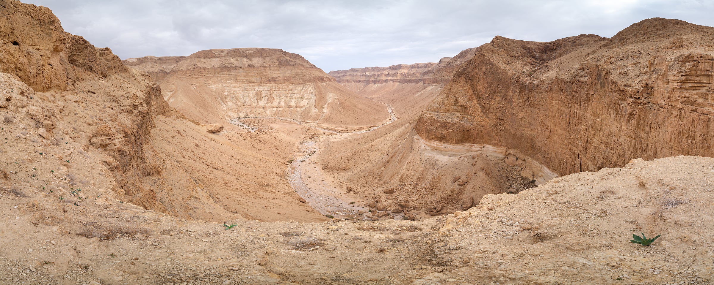 215 megapixels! A very high resolution, large-format VAST photo print of a canyon in the Negev Desert; landscape photograph created by Assaf Frank in Arad, Israel.