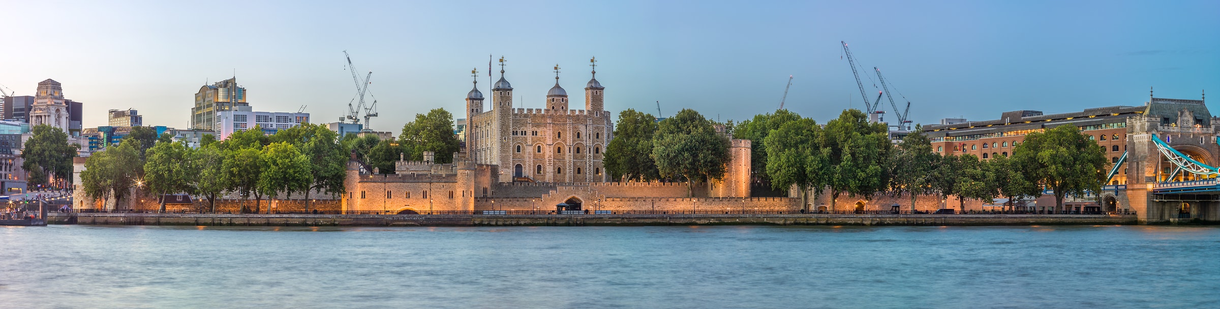 414 megapixels! A very high resolution, large-format VAST photo print of The Tower of London at sunset with the River Thames in the foreground; photograph created by Assaf Frank in London, United Kingdom.