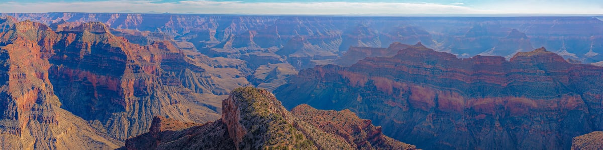 3,616 megapixels! A huge photo of the Grand Canyon perfect for making a mural; ultra-high-resolution digital photo file available to by licensed by VAST; created by John Freeman from Point Sublime in Grand Canyon National Park, Arizona.