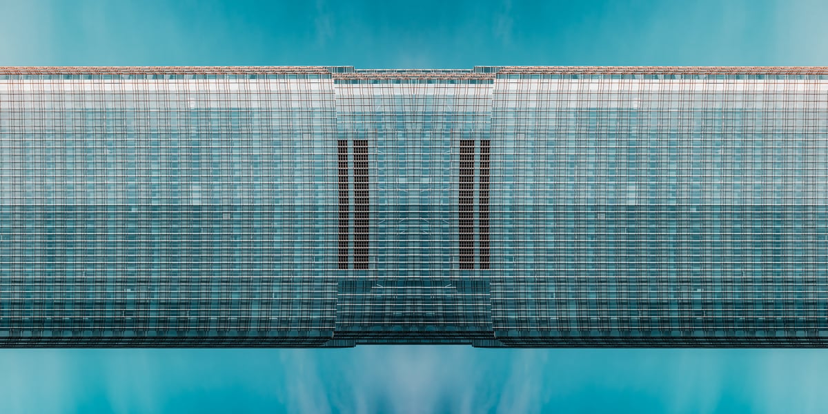 111 megapixels! A very high resolution, large-format VAST photo print of an abstract architectural scene; photograph created by Beyti Barbaros.