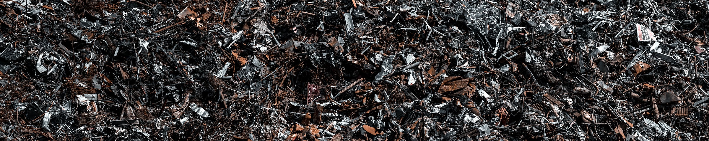 147 megapixels! A very high resolution, large-format VAST photo print of a scrapyard; mural photograph created by Beyti Barbaros.