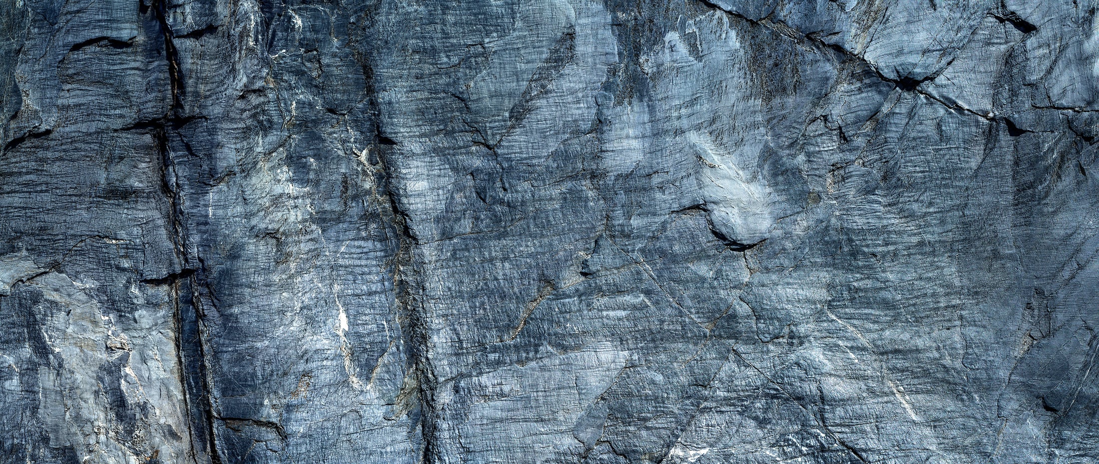 Cool Blue Metamorphosed Slate Crystalline Texture: VAST